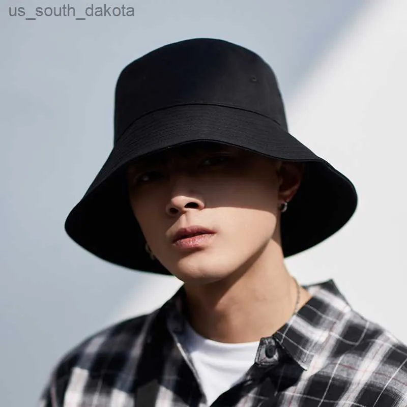 Lady Small Head Fishing Hat Male Wide Brim Panama Hatts Män Bomull Plus Size Bucket Hat 54-56CM 56-58CM 55-59CM 58-60CM 60-63CM L230523