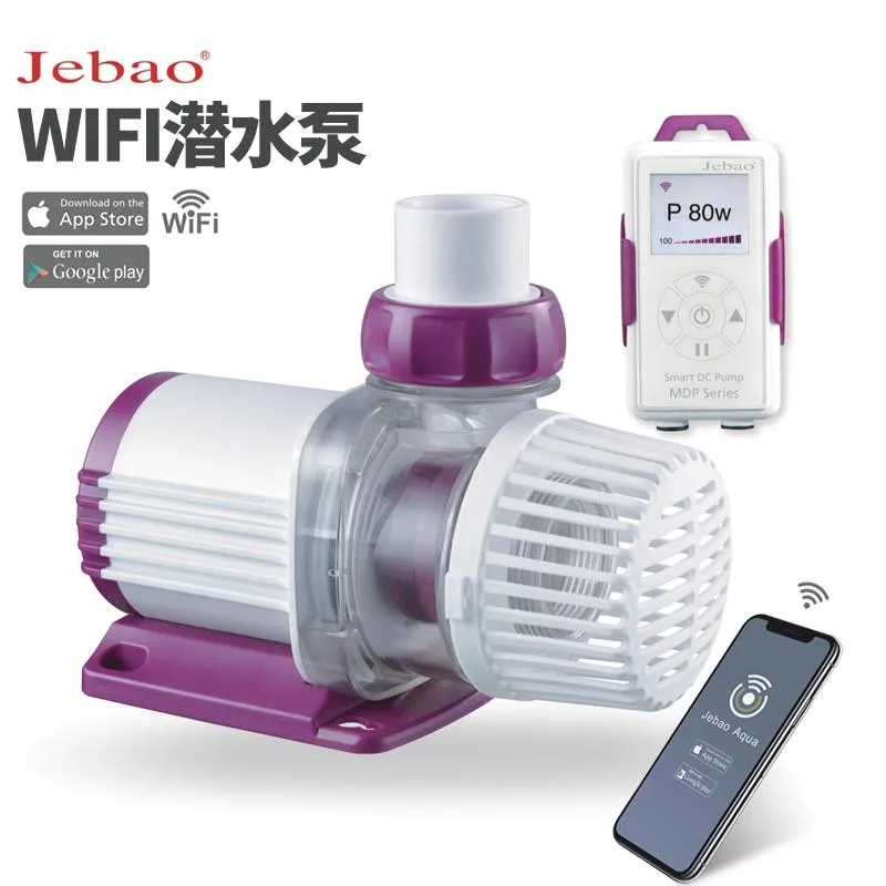 Насосы Jebao/Jecod с ЖК-дисплеем и Wi-Fi управлением MDP2500 3500 Водяной насос для аквариума серии MDP