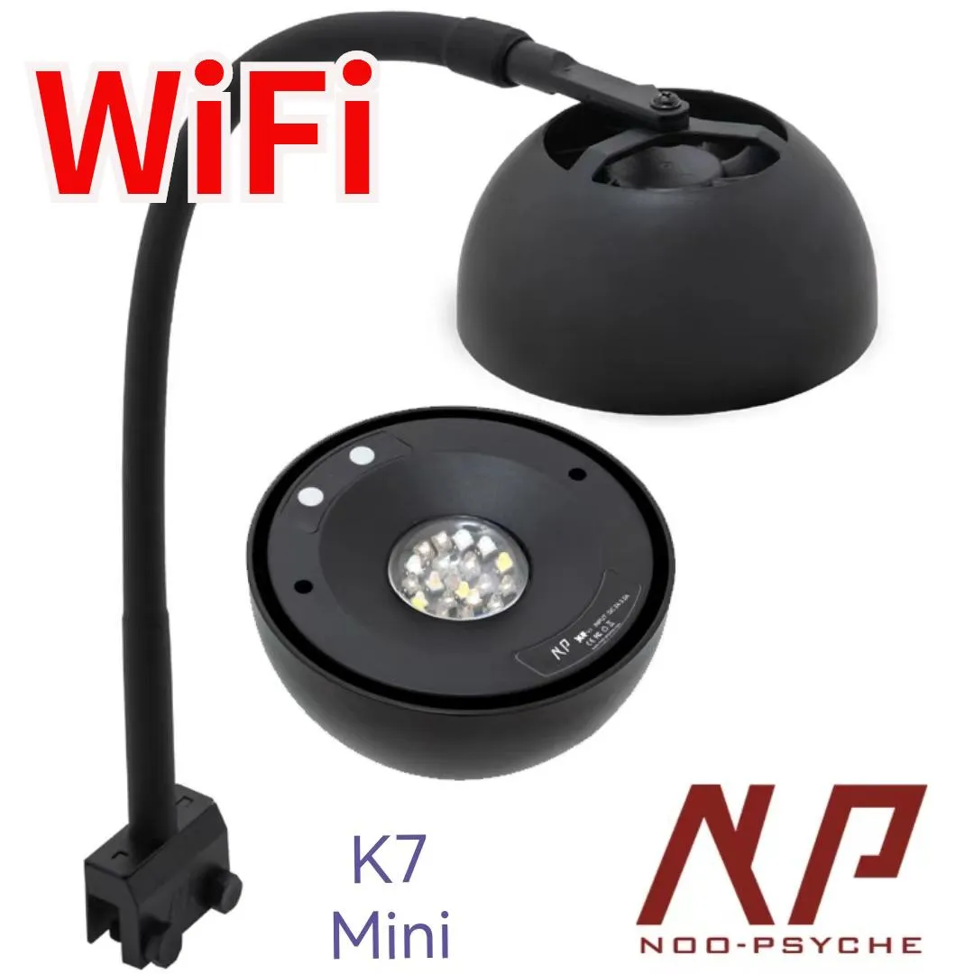 Aydınlatmalar k7mini 60w wifi Programlanabilir tuzlu su LED hafif deniz ışıkları deniz mercan resif akvaryum balık tankı aydınlatması k7 v3