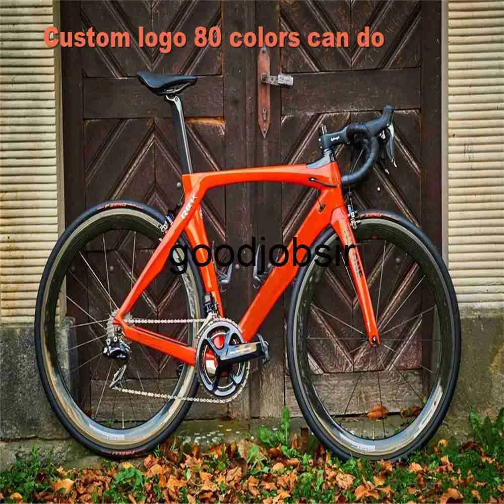 맞춤형 레드 카본 도로 자전거 RB1K 105 R7000 Groupset 전체 카본 자전거 레이싱 자전거를 가진 하나의 완전한 자전거