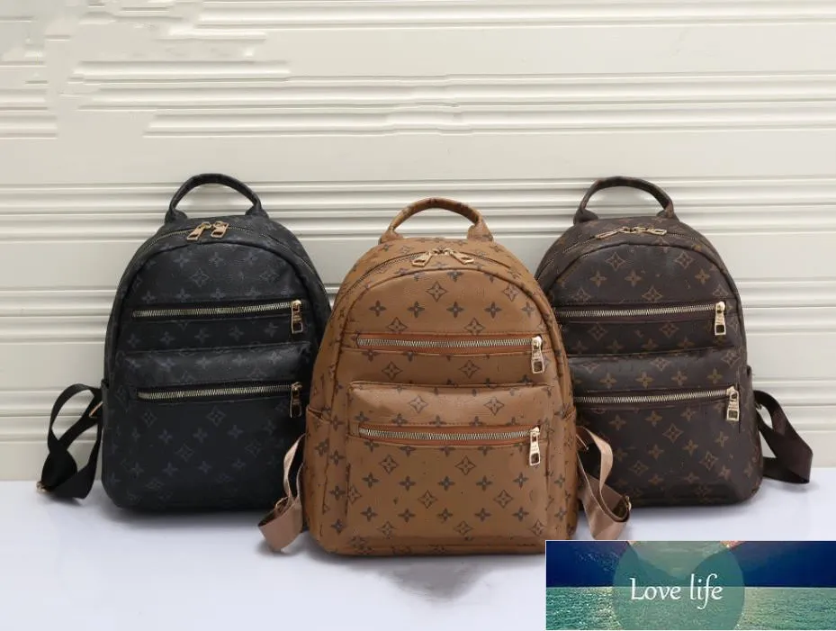 Europa e Estados Unidos moda mochila feminina de luxo ao ar livre tudo combinando letra quadrado clássico