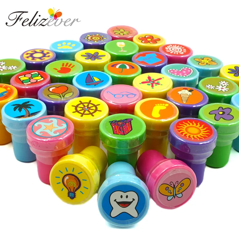 Other Event Party Supplies 36PCS Self-ink Stamps Kids Birthday Party Favors for Birthday Giveaways Gift Toys Boy Girl Christmas Goodie Bag Pinata Fillers 230605