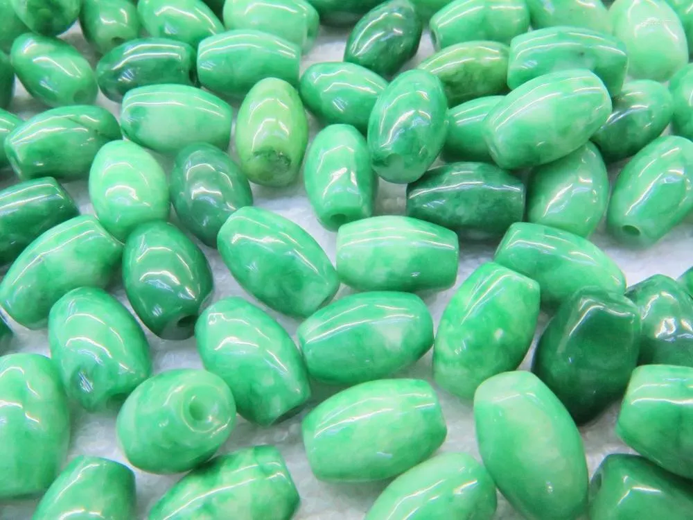 Свободные драгоценные камни мода китайский зеленый нефрит /неядные гладкие кулон