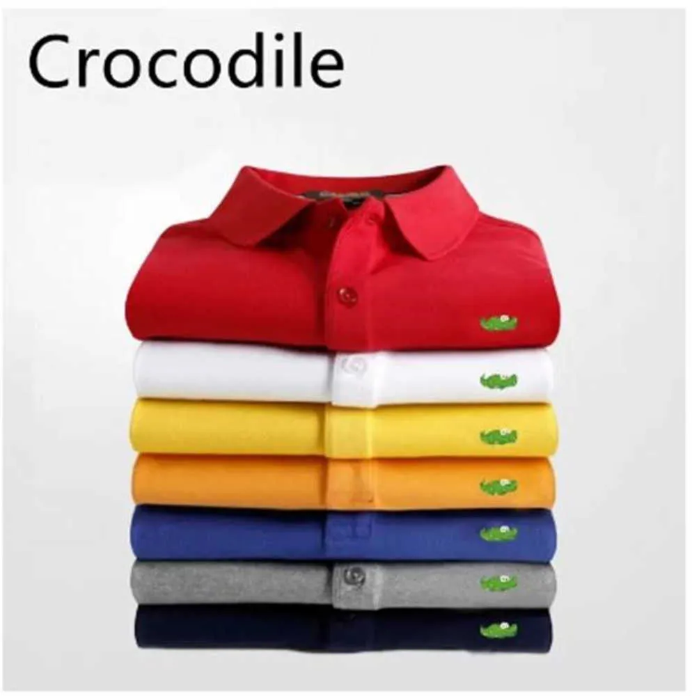 High Quality Spring Luxury Italy Men T-Shirt Designer Polo Shirts Street Embroidery small horse crocodile Printing Clothing Mens Brand Shirt size 556SS