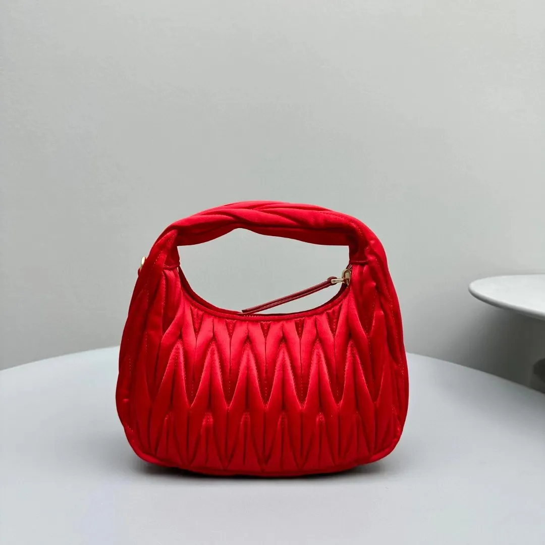 【NONCODE】Tinky Satin Mini Hobo Bag DHgate.com:Satin Mini Hobo Bag with 3D Bubble Lines