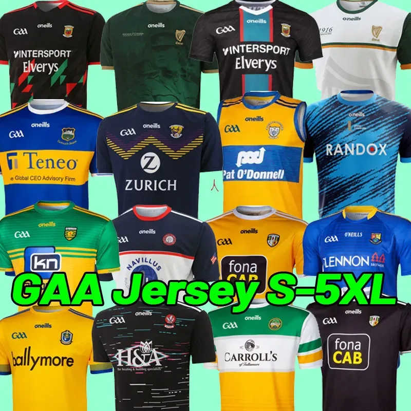 2022 Kerry Galway Dublin GAA rugbyshirts Voetbaltrui 21 22 Tyrone TIPPERARY Cork klassiek thuisuitshirt Mayo Meath Wexford Longford New York MCR5