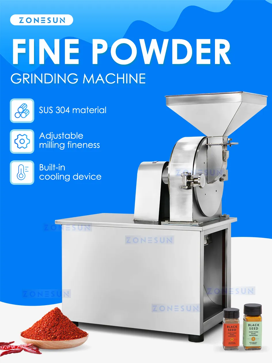 ZONESUN Chili Powder Grinder Ultra Fine Spice... From Zonesunplus ...