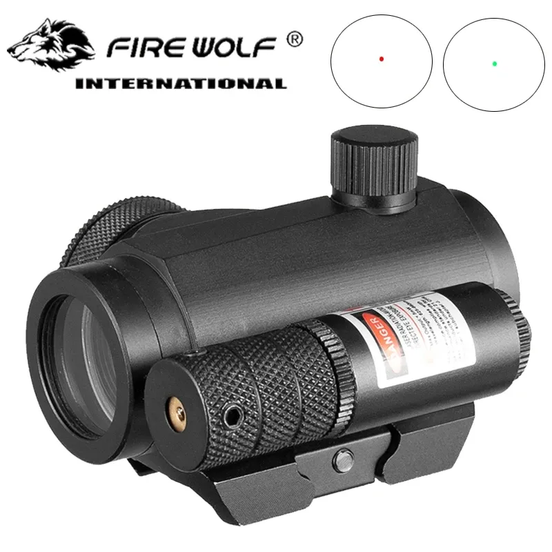 BALLISTA 1x23x34mm Tactical Red Dot Sight - Green/Red Reticle, 20mm Rail Mount, Waterproof