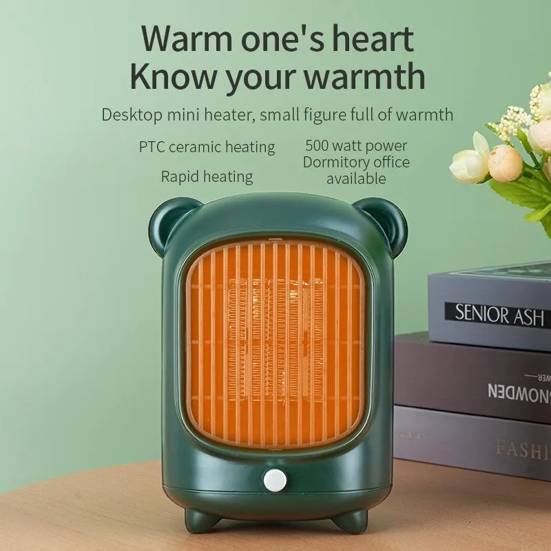 Värmare elektrisk värmare mini fläkt uppvärmning varm luftblåsare skrivbord 110v/220v hushåll bärbar uppvärmning spis radiator varmare maskin
