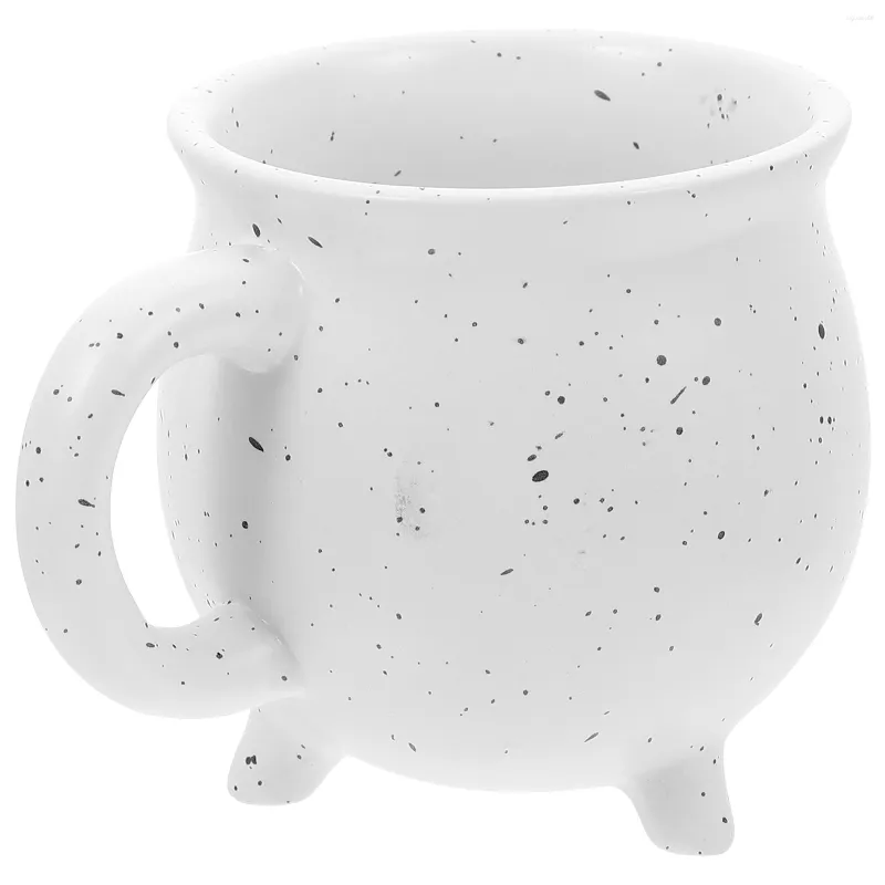 Canecas Tripé Boiler Cup Cerâmica Decoração de Halloween Tridimensional Café Cerâmica Decorações de Bolo de Água