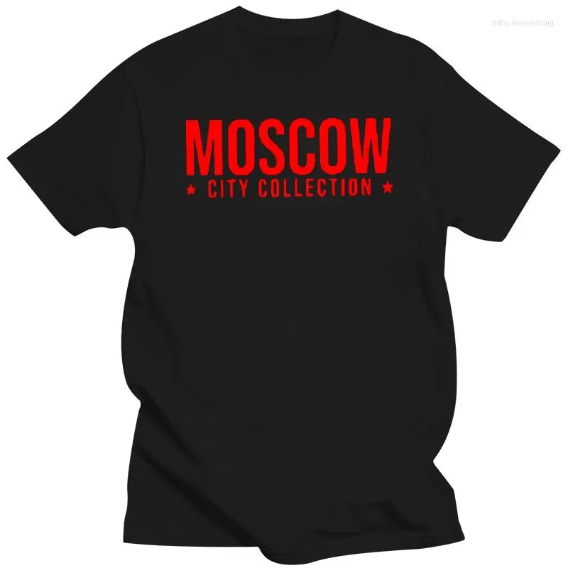 Erkek Tişörtleri Özelleştirilmiş Satıcı Moskova Rusya City Premium Gömlek Adam Pamuk O Boyun Sıradan Erkek Tişörtü Boyutu XXXL 4XL 5XL GENTS Hip Hop