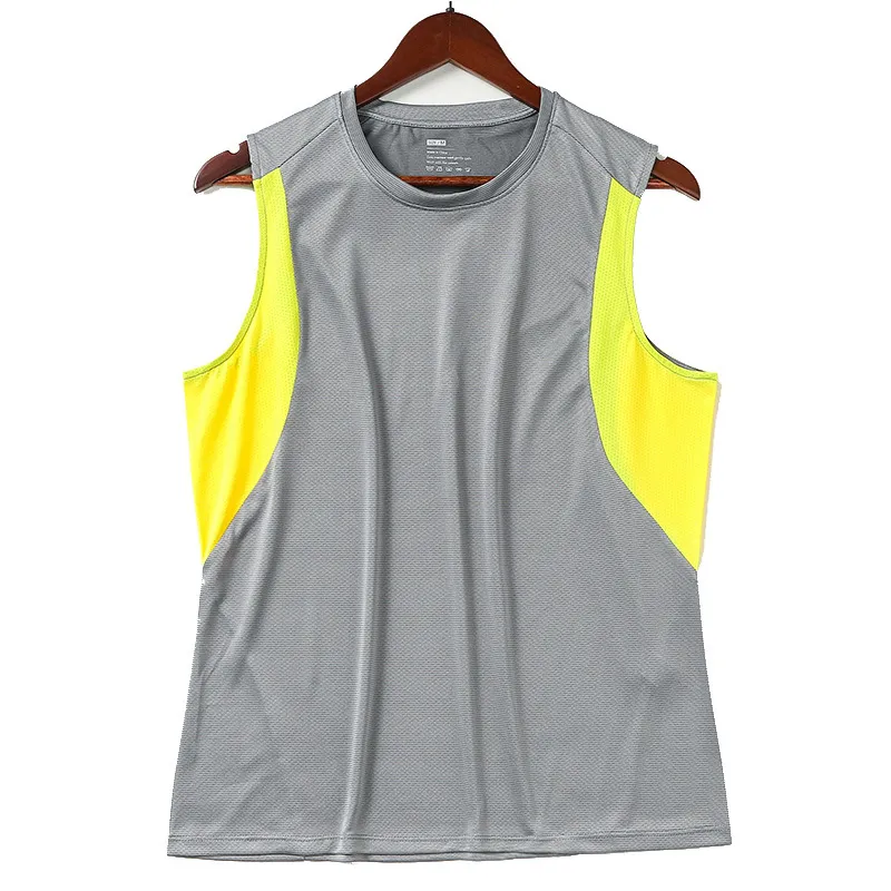 2022 nuovi uomini compressione t-shirt ad asciugatura rapida gilet senza maniche elasticizzato palestra sport canotte running fitness tshirt