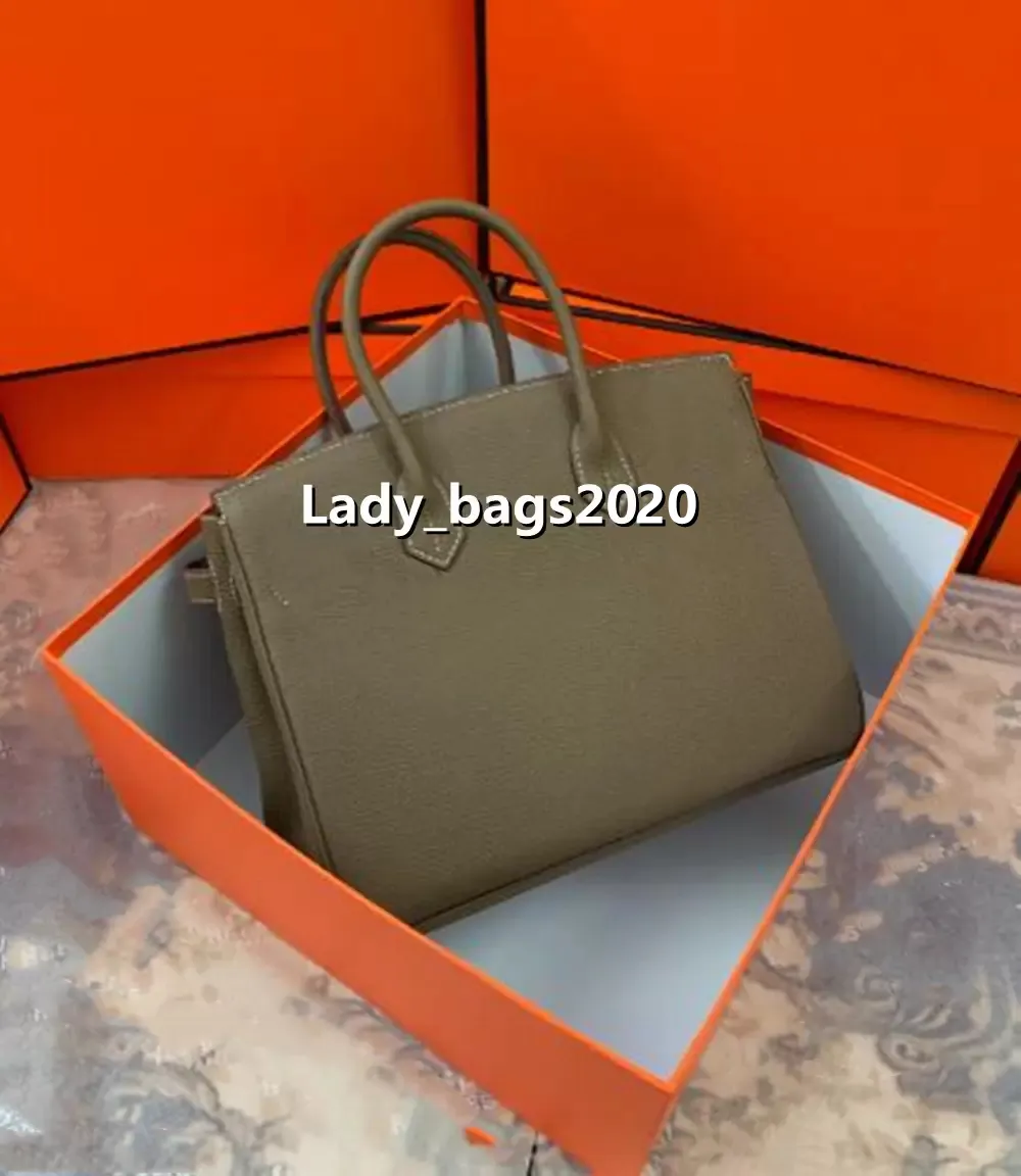 Women Counter Crossbody Crossbody Clutch Preshers Bag حقيبة مراسلة تسوق جلدية حقيقية Platinum Platinum Wallet Tote Evening 35cm 30cm 25cm