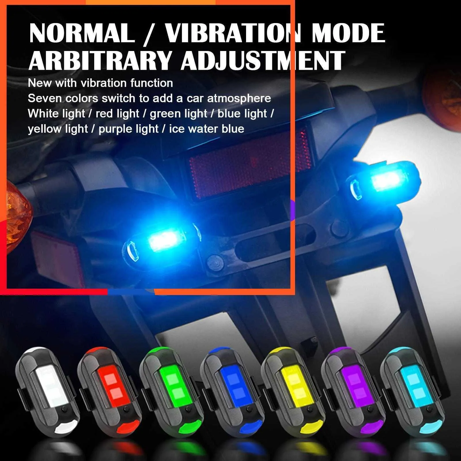 Drone Strobe Light, USB LED Anti Collision Bike Taillight / Night