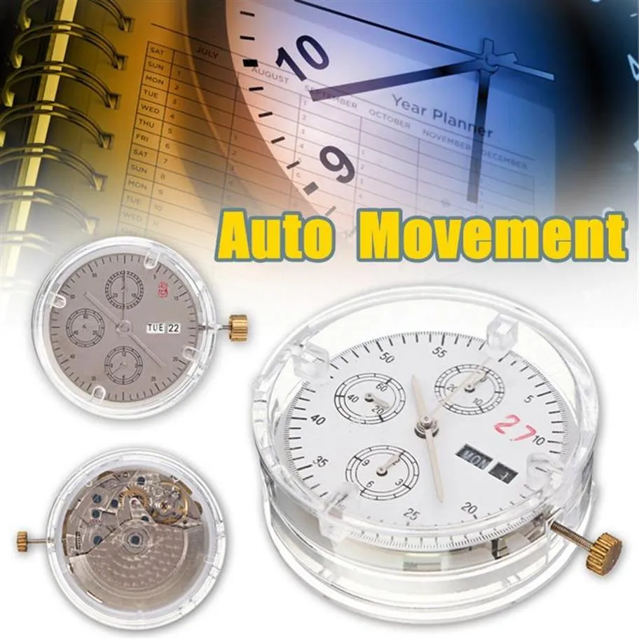 Kits de ferramentas de reparo Movimento automático ETA Clone 7750 Substituição Day Date Relógio Acessórios Kit Peças Encaixes232Q