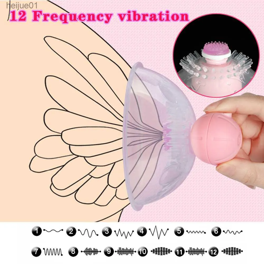 10 Mode Érotique Stimulateur De Sein Mamelon Vibrateur Oral Sex Toys pour Femme Mamelon Sucker Masseur Tire-Lait Adulte Produits de Sexe L230518