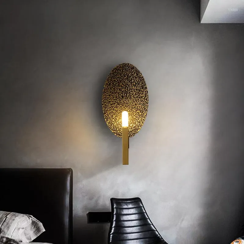 Vägglampa kreativ konstdesigner post-modern lyx mjuk dekoration vardagsrum sovrum dekorativ bakgrund