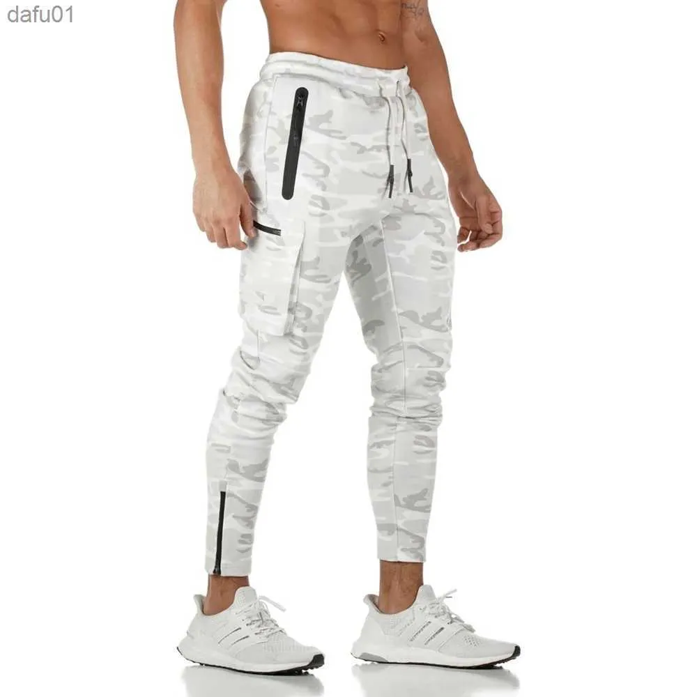 Multi-poches Joggers Pantalons De Survêtement Automne Survêtement Hommes Gym Fitness Pantalon Pantalon D'entraînement Mâle Casual Maigre Sportswear Bas L230520