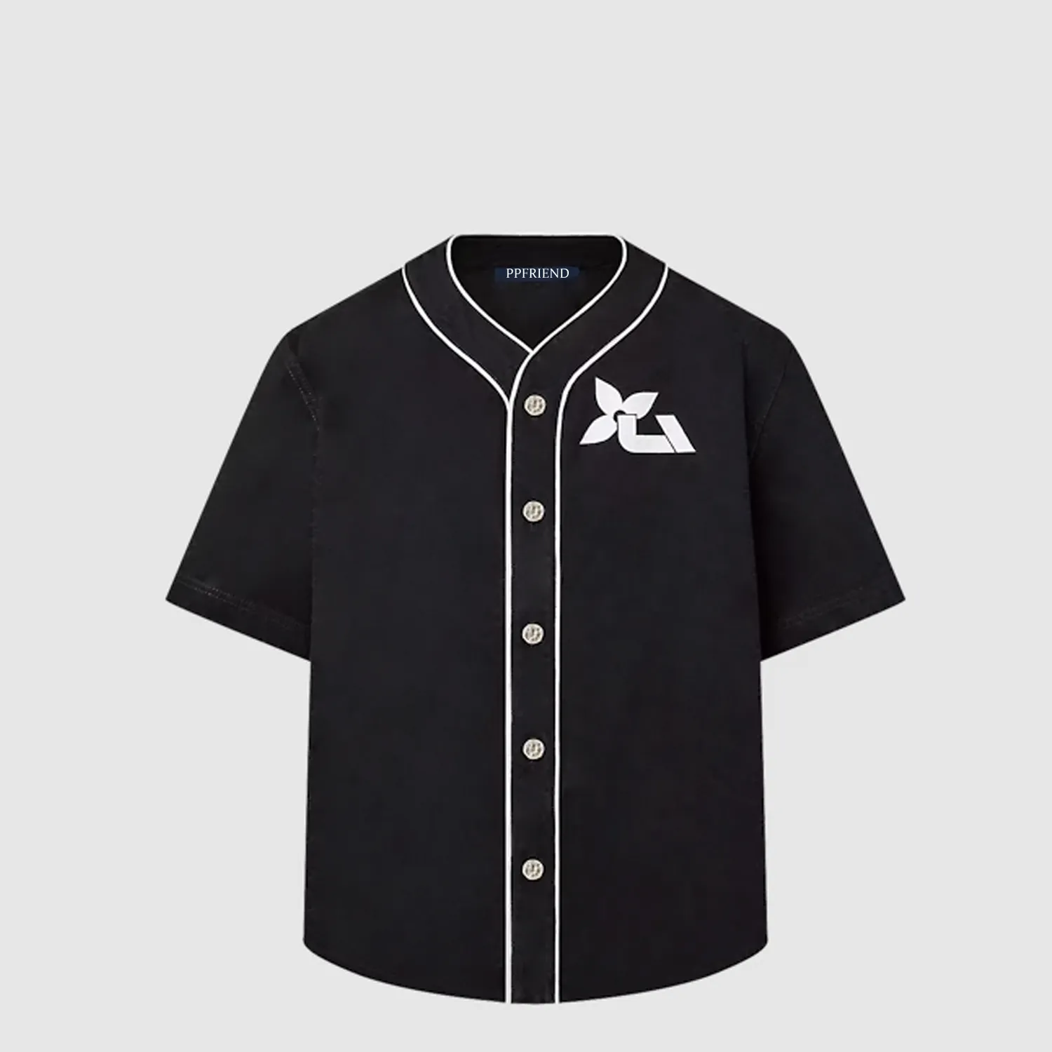 Baseball Shirt Heren Designer Shirts Merk Kleding Mannen Shorts Mouw Overhemd Hip Hop Stijl Hoge Kwaliteit Katoenen Tops 10837