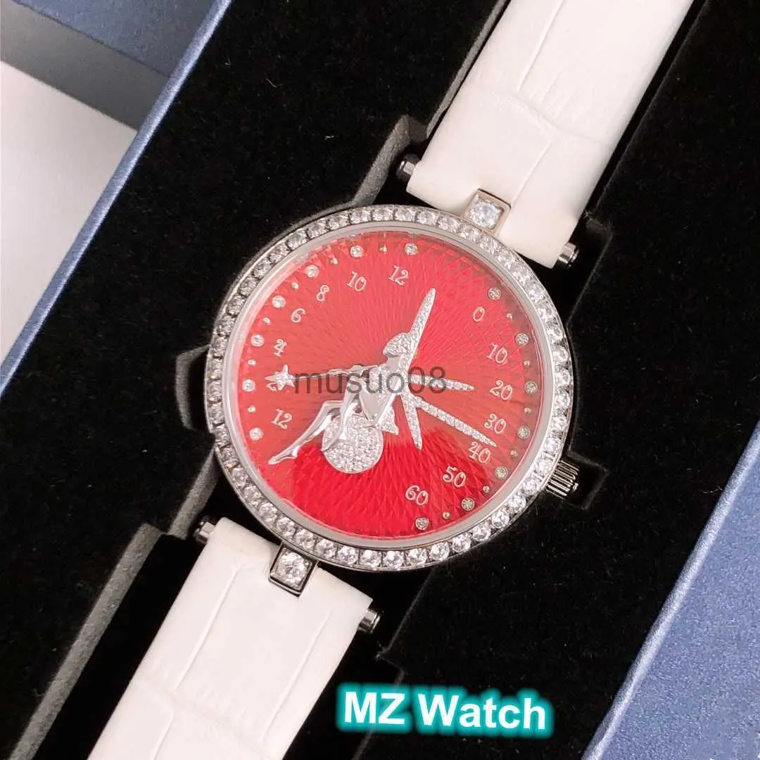 Reloj De Bisel De Diamante, Elegante Reloj De Cuarzo Para Mujeres