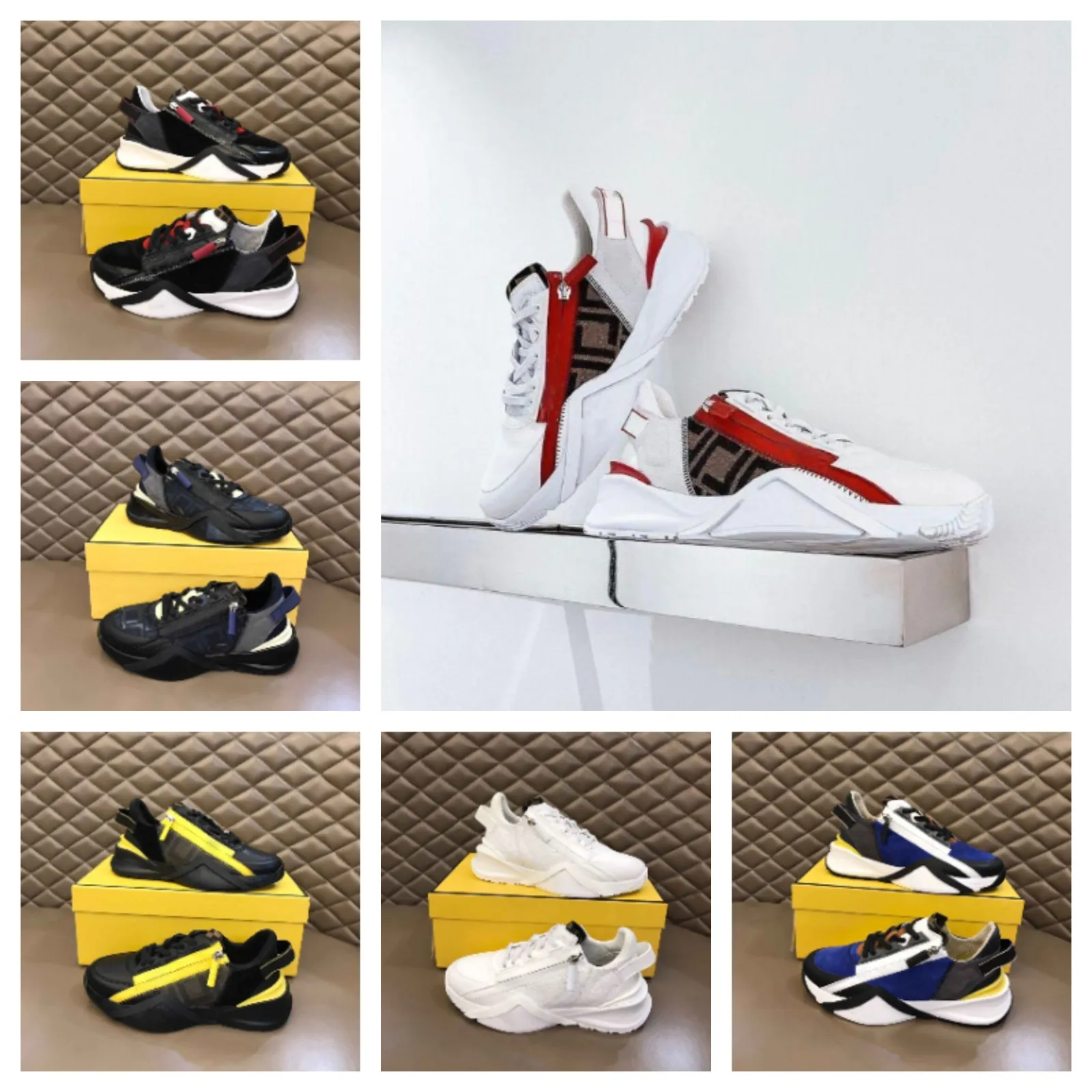 Luxury Men flujo zapatos de zapatillas perfectas comodidad para hombres casuales deportes sports malla de goma de goma corredor de patineta liviana