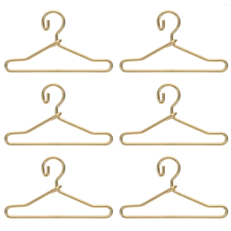 Hangers 50Pcs Clothes Gown Dress Outfit Holder Clothing Rack Simulation Accessories For Closets 40mm Golden