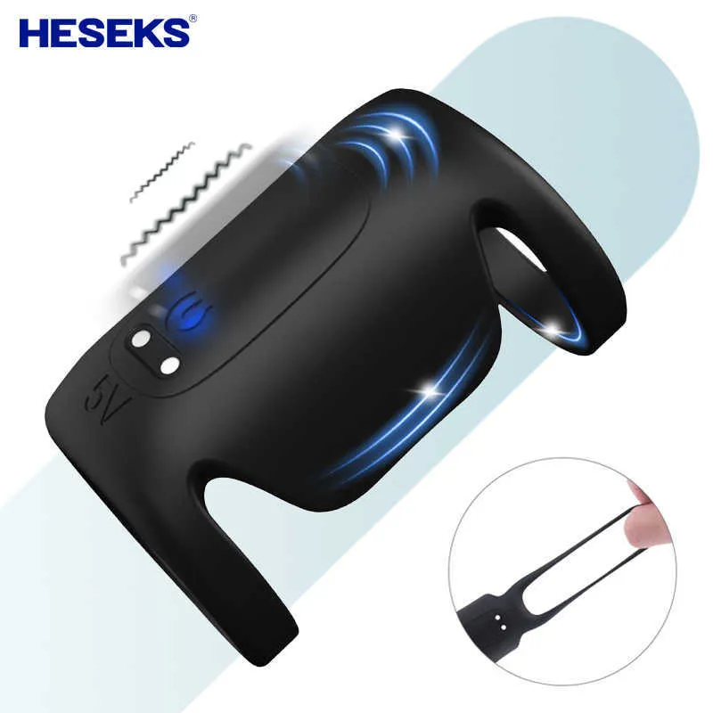 Doppelringvibrator Für Männer Mit 9 Vibrationsmodi Erektionshilfe_voghion.com