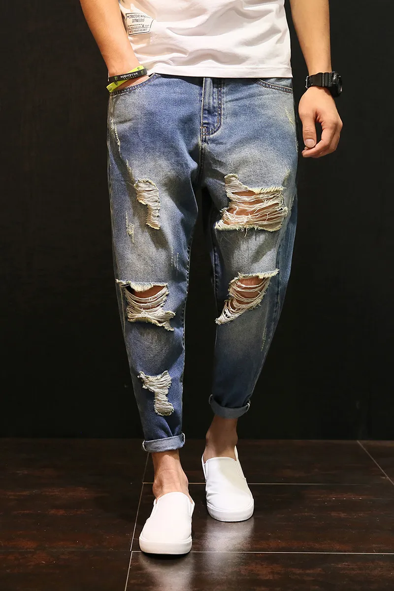 Zara Men s Gray Acid Wash Straight Leg Cropped Jeans Size 30 | eBay