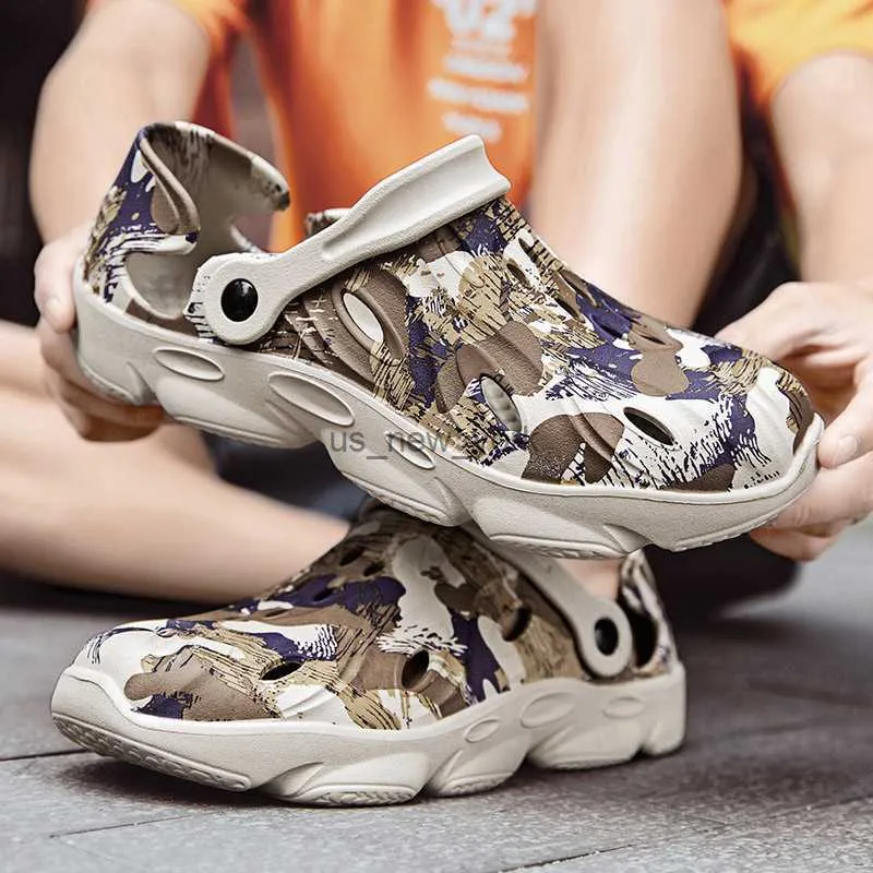 Summer Garden Zoccoli Camouflage Sandali Da Uomo 2022 Scarpe Da