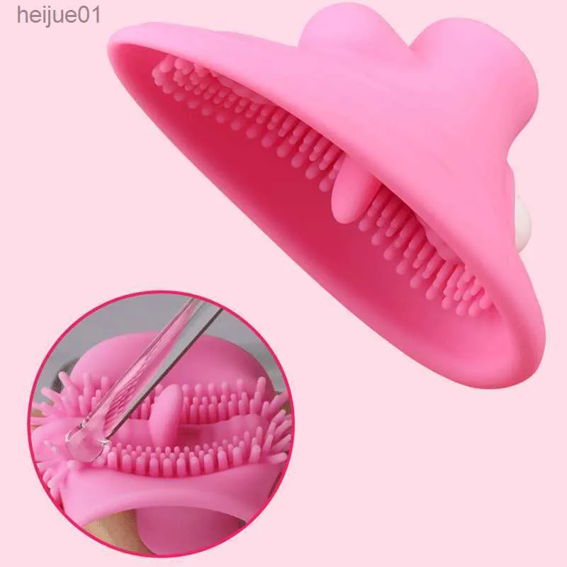 10 Speed Clitoris Stimulator Nipple Vibrator Pump Vacuum Pussy Vagina Pump Tongue Licking Sucking Vibrator Sex Toys For Woman L230518