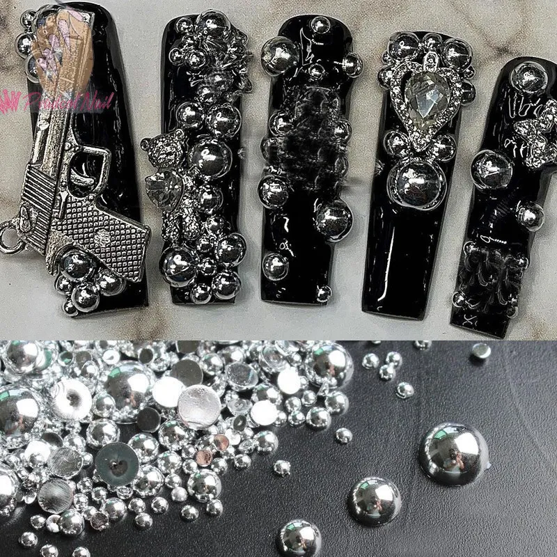 1440pcs Nail Art Rhinestones Glitter – 3D Tips DIY Decoration Accessories (Glass, Multicolor)