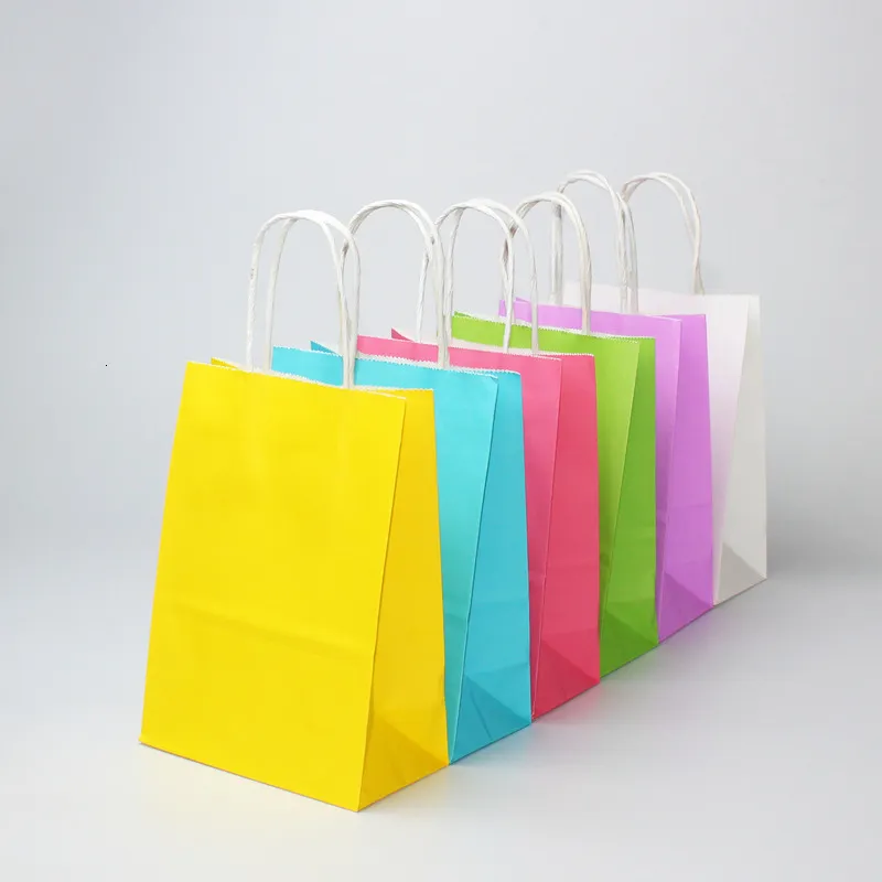 DIY Multifunction Soft Color Paper 1 Gift Bags With Handles