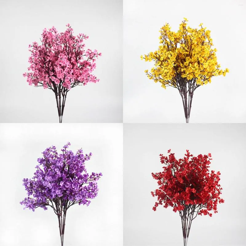 Decorative Flowers Simulation Flower Babysbreath Wedding Po Studio Accessories For Birthday Stage Party Show Home Bouquet Decor Supplies