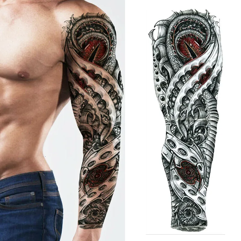 Em promoção! Grande Manga Do Braço De Tatuagem De Coroa De Rei Leão Totem  Impermeável Temporária Tatto Adesivo Herói águia, Urso Arte De Corpo  Inteiro Falsa Tatoo