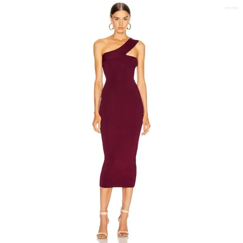 knee length dresses for ladies MIDORI MIDI BANDAGE DRESS