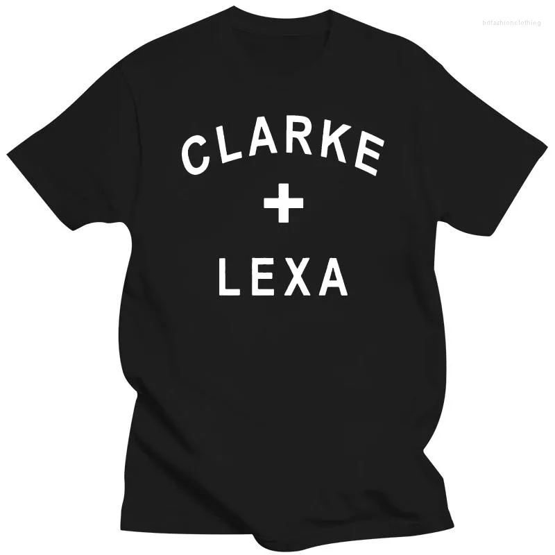 Magliette da uomo Clarke e Lexa La maglietta dei fan delle 100 coppie televisive preferite