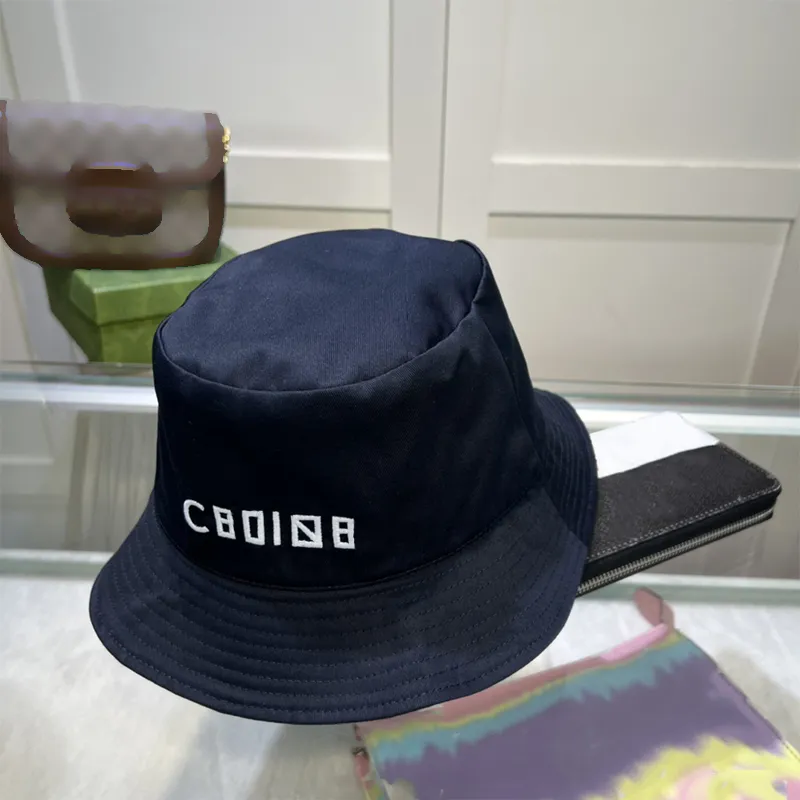 Brand Designer Bucket Hat Classic Letter Embroidery Hats For Men Beach Sunshade Women Sunhat Casquette High Quality