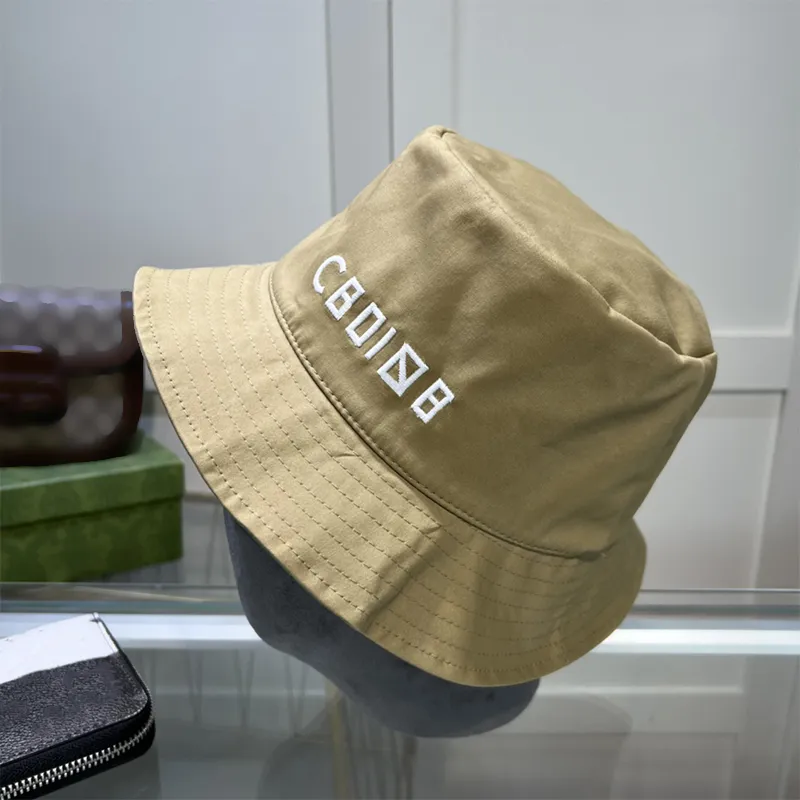 Brand Designer Bucket Hat Classic Letter Embroidery Hats For Men Beach Sunshade Women Sunhat Casquette High Quality