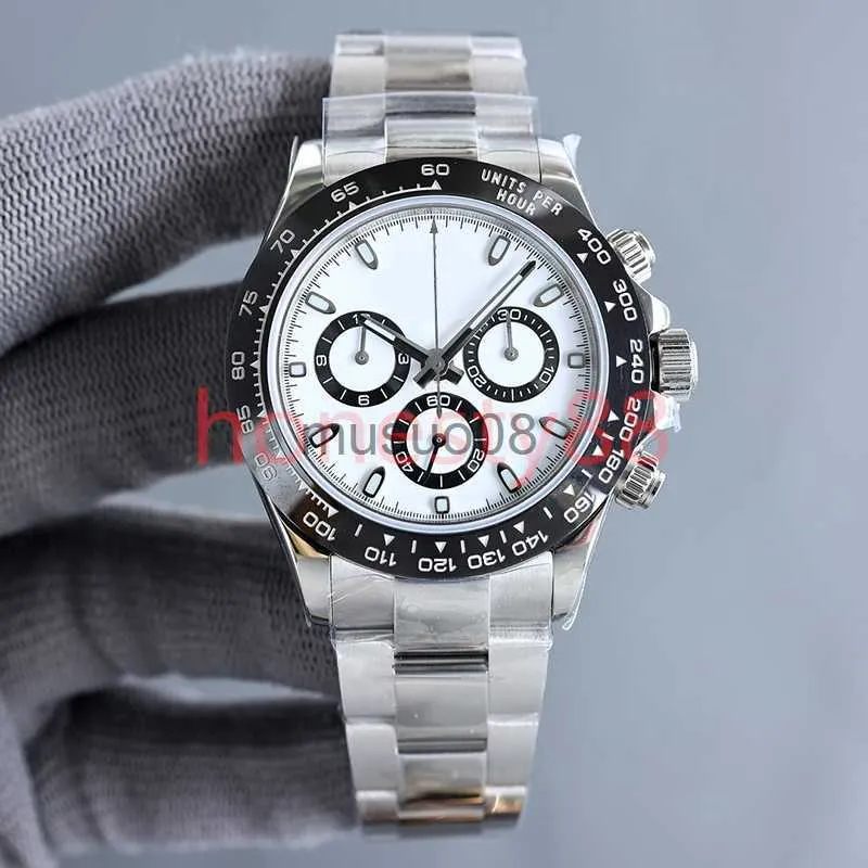 Otros relojes DAY U Diseñador de calidad Reloj para hombre ST9 Acero Todas las subesferas Trabajando 40 mm Movimiento mecánico automático Cristal de zafiro Bisel de cerámica Plata bl J230606