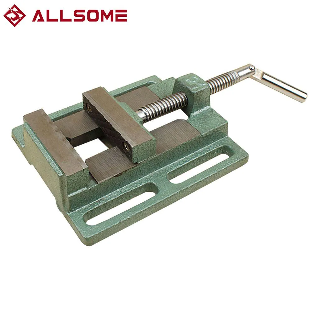 Bankschroef Milling Hine -tång 3 tum Drill Press Vice Bench Clamp Flat Tongs Wise Borrning Hine Stand Flat Nose -tång Vie Hot Sale