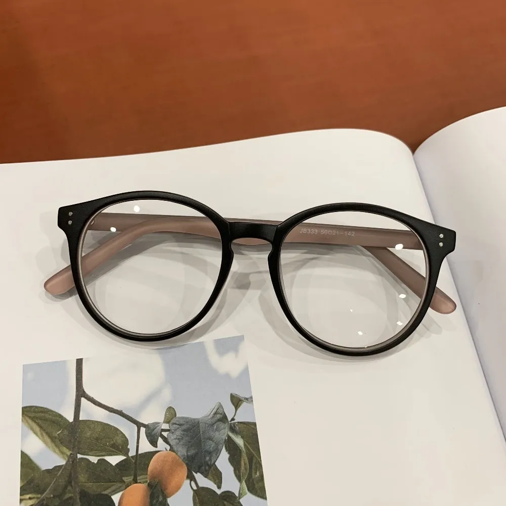 OVZA Retro Oval Vintage Round Glasses Frames With