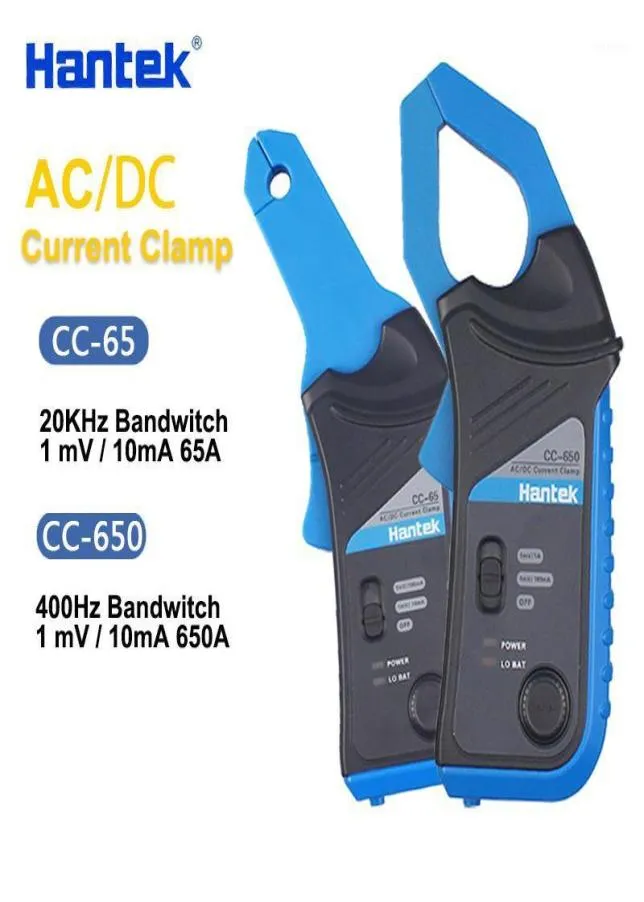 Hantek ACDC Current Clamp For Oscilloscope CC65 CC650 20KHZ400HZ النطاق الترددي 1MV10MA 65A650A