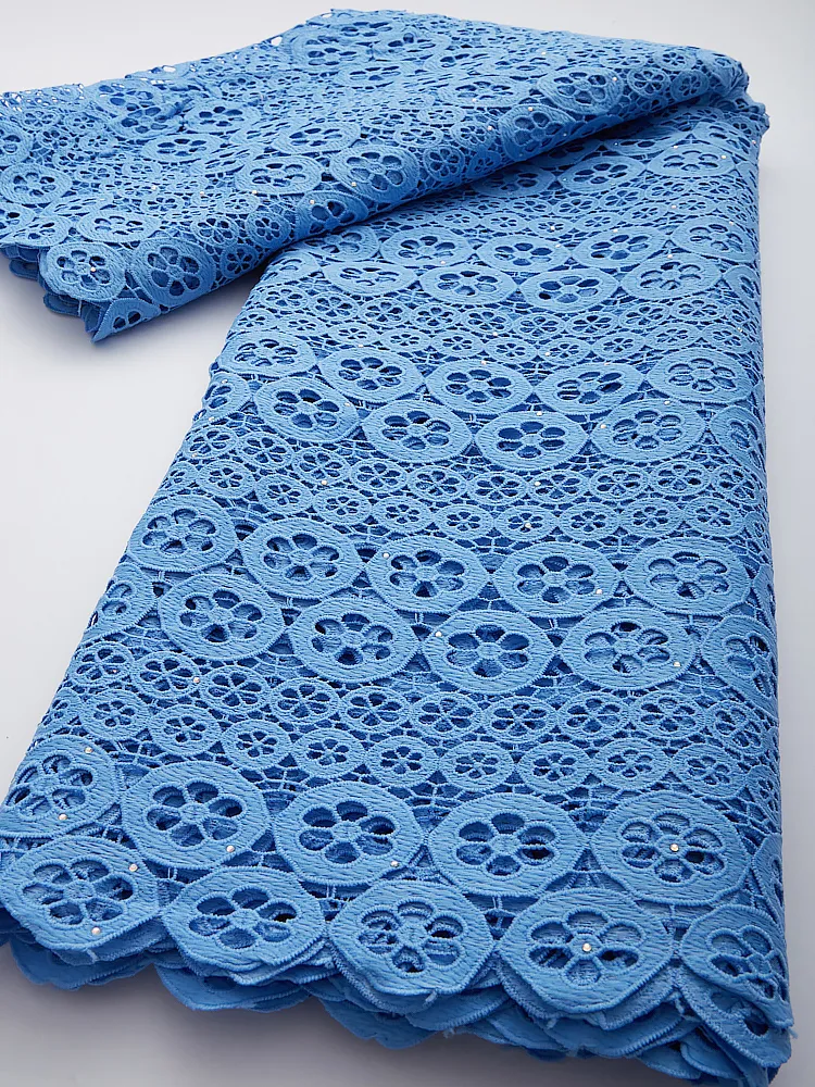 Tissu et Couture Bleu Ciel Français Broderie Guipure Cordon Dentelle Haute Qualité Africain Pour Mariage Nigérian TY2927 230605