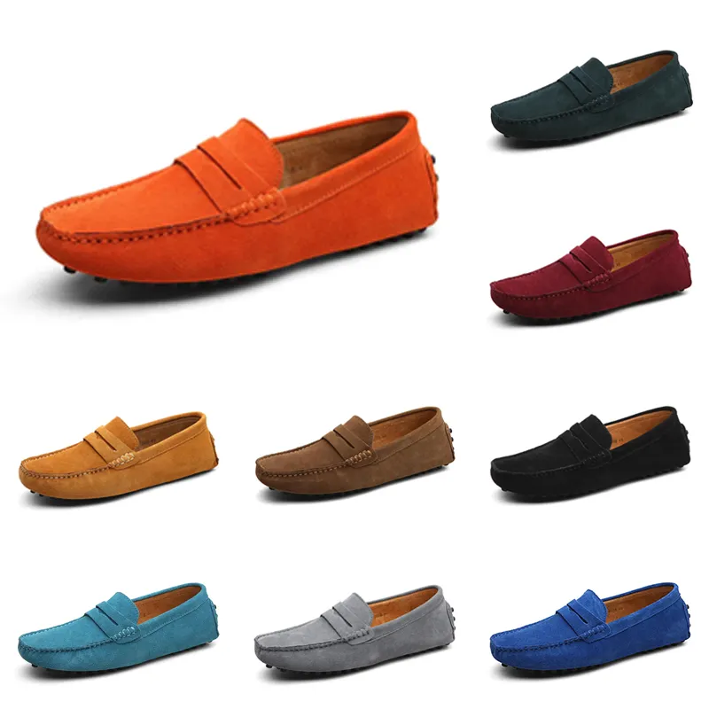 Casual Shoes Men czarny czerwony pomarańczowy ciemnozielony niebieski szary trenerze męskie Treny Sports Sports Sneakers Color120