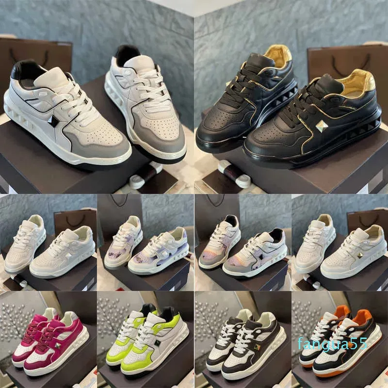 2023-Low Sneakers Casual Shoes Casual Shoes Men Women low top calfskin luxury trainer sports trainers