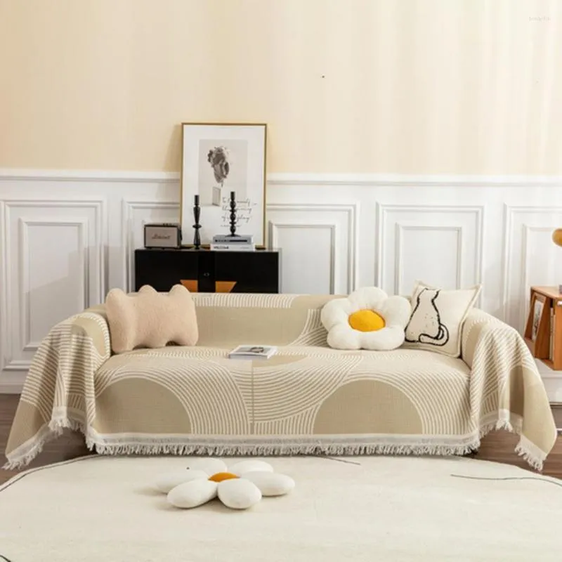 Pokrywa krzesła pokrywa sofy zmywalna bez poślizgu zagęszcza pył chenille miękki pluszowy ręcznik poduszka domowa