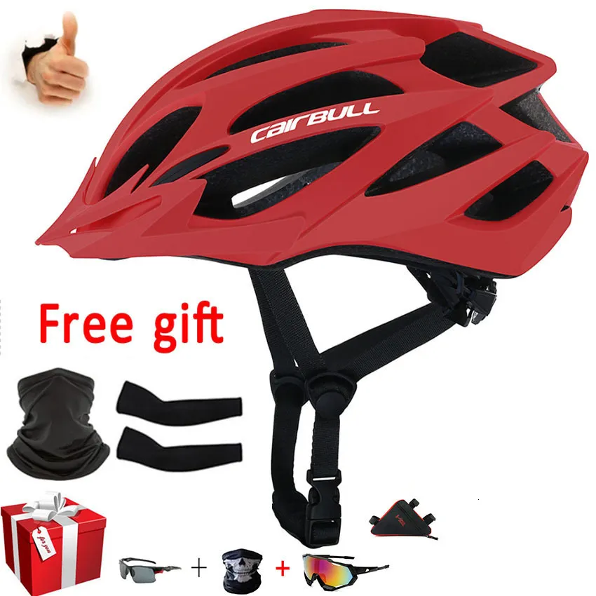 Cykelhjälmar Cairbull Road Mountain Bike Helmet IntegrallyMold Ultralight Sports Ventilated AllerRain MTB Cykel Riding Secure Caps 230605