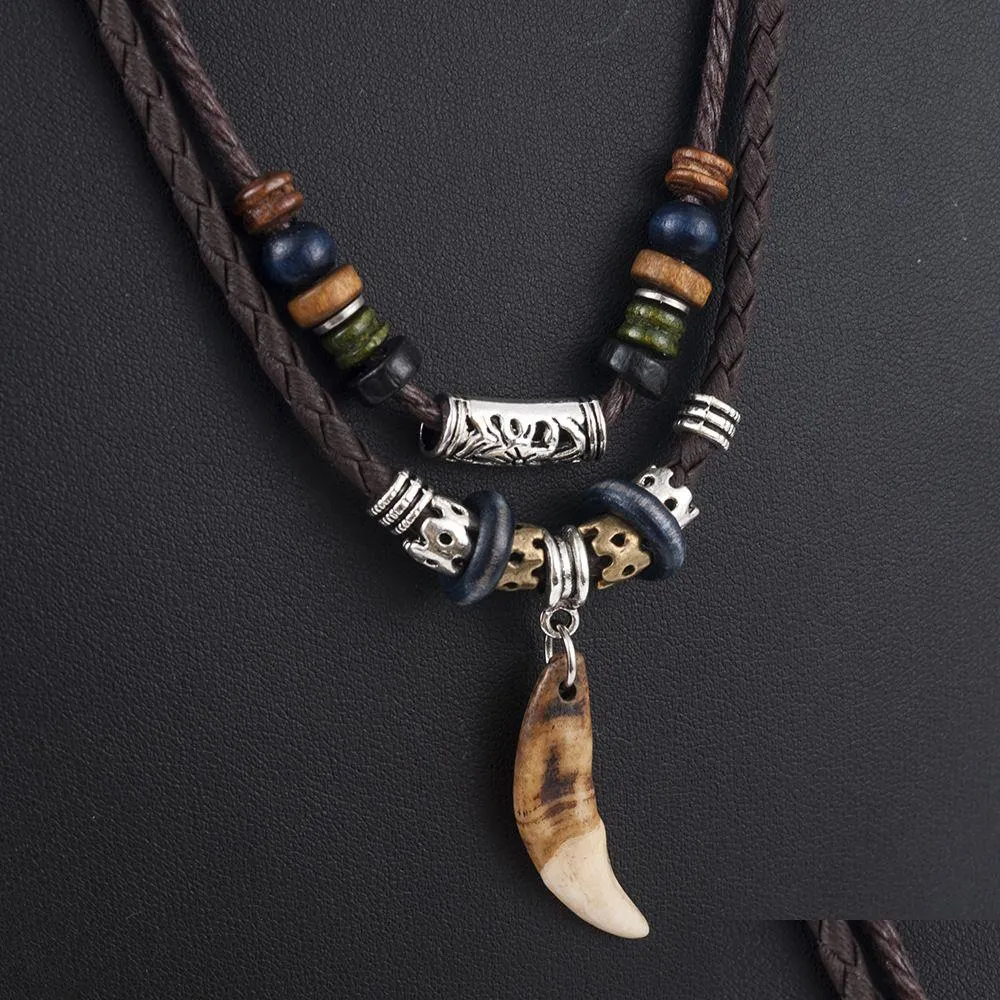 Mens bohemian necklace discount