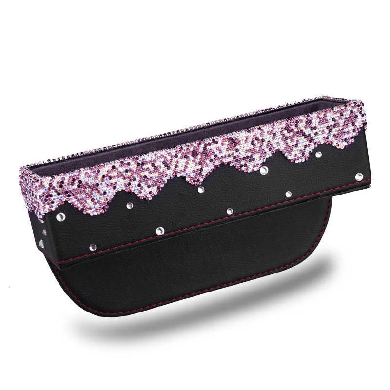 Crystal Rhinestone Car Seat Storage Box Compact Auto Organizer For Slit  Filler, Wallet, Phone Pocket, And Accessories From Skywhite, $12.48