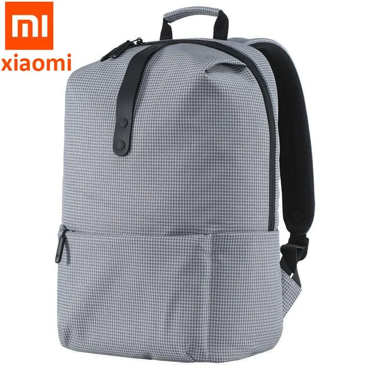 Torby Oficjalne Xiaomi Fashion School Torba plecak 600D Poliester Trwałe wodoodporne kombinezon zewnętrzny dla 15,6 -calowego laptopa Air Pro Computer